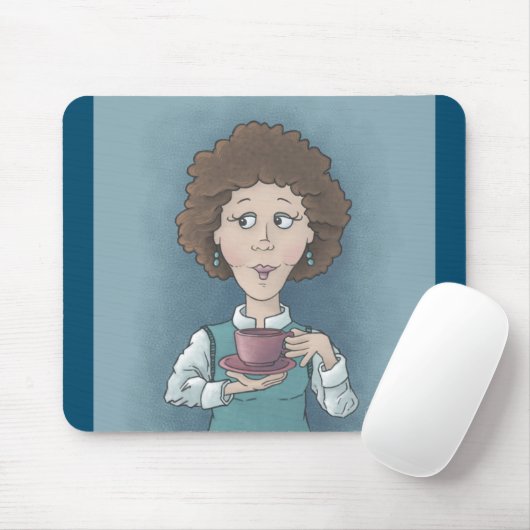 Tee trinken Mousepad (Mit Mouse)