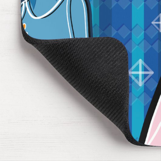 Tee trinken mousepad (Ecke)