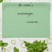 Tee-Tuch - Anais Nin Leben erweitert Handtuch (Gefaltet)