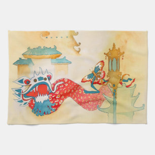 Tee-Tuch Chinatowns San Francisco Geschirrtuch