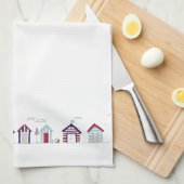 Tee-Tücher - Strand-Hütten Geschirrtuch (Viertel Falte)
