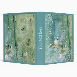 Tee Tulips Green Personalisiert 2,5 Cm Ordner