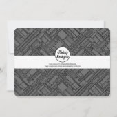 Tee/Tween Graffiti Wall Birthday Boy Party Einladung (Rückseite)