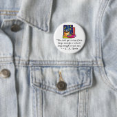 Tee-u. der Buch-w Zitat knöpft - 2 Formen, 6 Button (Beispiel)