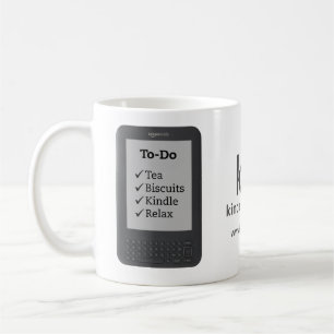 Tee u. Kekse - zünden Sie Tastatur-Tasse an Kaffeetasse