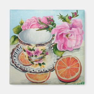 Tee-u. Orangen-Magnet Magnet