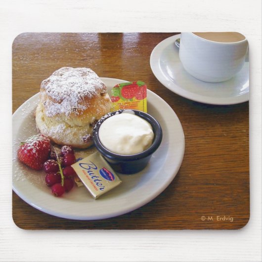 Tee u. Scones Mousepad (Vorne)