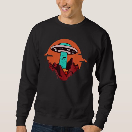 Tee Ufo Extraterrestrial Alien Abduction Flying Sp (Vorderseite)