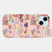 Tee und Bücher Case-Mate iPhone Hülle (Rückseite (Horizontal))