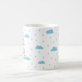 Tee und Bücher Kaffeetasse (Mittel)