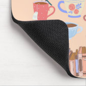 Tee und Bücher Mousepad (Ecke)