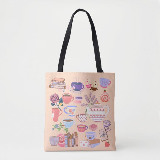Tee und Bücher Tasche (Vorderseite)