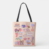 Tee und Bücher Tasche (Rückseite)