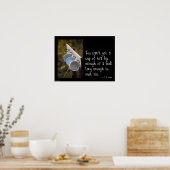 Tee und Bücherposter Poster (Küche)