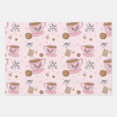 Tee und Cookies 3 Pack Geschenkartikel Geschenkpapier Set (Vorderseite 2)