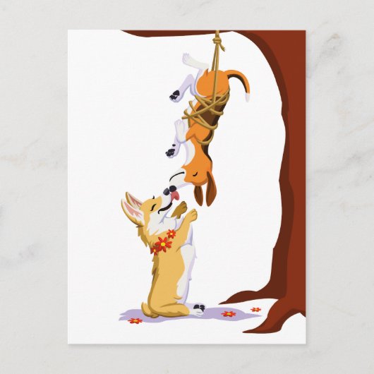 Tee und Crumpet Postkarte (Vorderseite)