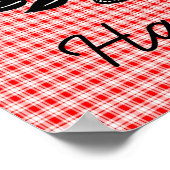 Tee und Glück Poster (Ecke)