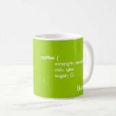 Tee-und Kaffee-Kaskaden-Art-Blatt-Tasse Kaffeetasse (VorderseiteRechts)