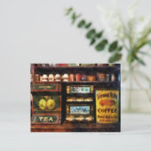 Tee und Kaffee Postkarte (Stehend Vorderseite)