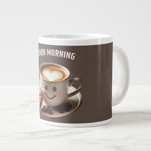 Tee und Kaffee Rituale Jumbo-Tasse (Vorderseite Rechts)
