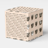 Tee- und Kaffeekuchen auf Peach Geschenkschachtel (Vorderseite)