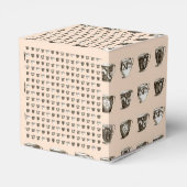 Tee- und Kaffeekuchen auf Peach Geschenkschachtel (Rückseite)