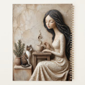 Tee- und Katzenjournal Das stille Studio Planer (Rückseite)