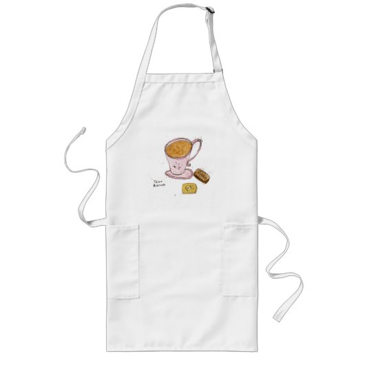Tee und Kekse Lange Schürze (Vorne)