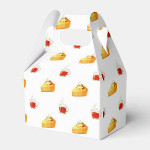 Tee und Kuchen Geschenkschachtel