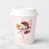 Tee und Kuchen Pappbecher (Vorderseite)