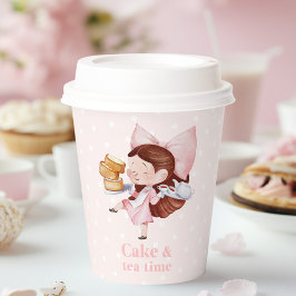 Tee und Kuchen Pappbecher