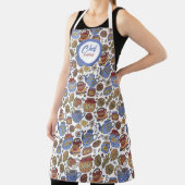 Tee und Marmelade Muster, Personalisierte Köche Schürze (InSitu)