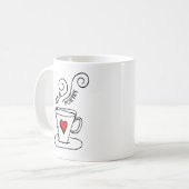 Tee und Poesie. Kaffeetasse (Vorderseite Links)