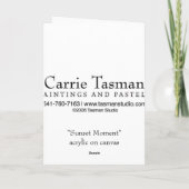 Tee und Schwestern Karte (Rückseite)