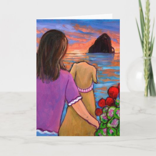 Tee und Schwestern Karte (Vorderseite)