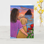 Tee und Schwestern Karte (Gelbe Blume)