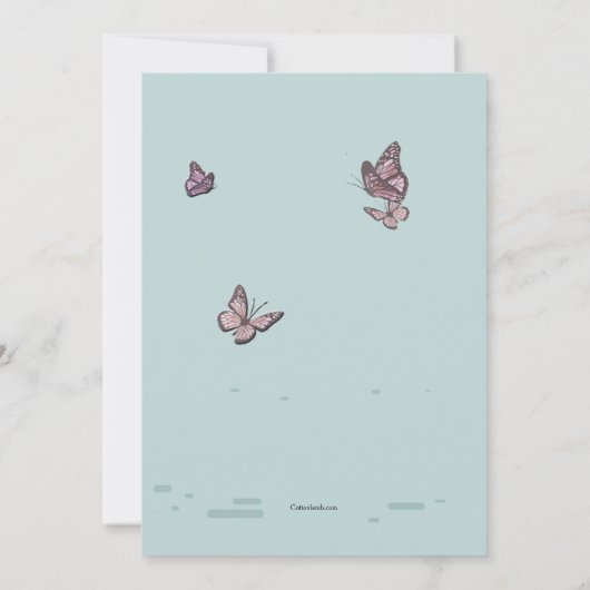 Tee-und Scone-Einladung Einladung (Rückseite)