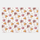 Tee und Tee Blätter Aquarell (Vorderseite 2)