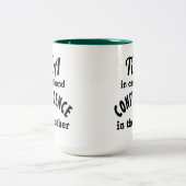 Tee und Vertrauen 2-Tone-Tasse, 15 oz Zweifarbige Tasse (Mittel)