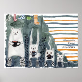 Tee und warme Socken Poster (Vorne)