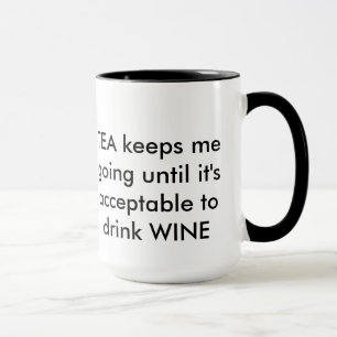 Tee und Wein Tasse
