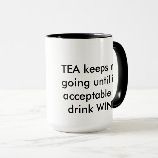 Tee und Wein Tasse (VorderseiteRechts)