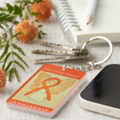 Tee-Verabredet Gewalt Sensibilisierungsband Schlüs Schlüsselanhänger (Vorderseite rechts)