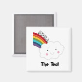 Tee verschütten magnet (Vorderseite/Rückseite)