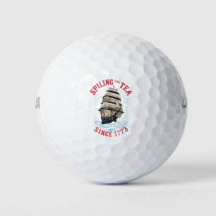 Tee Verschütten Seit 1773 4. Juli Golfball