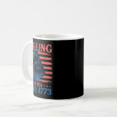 Tee verschütten seit 1773 Geschichtslehrer 4. Kaffeetasse (Vorderseite Links)