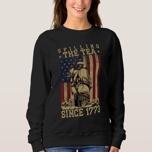 Tee Verschütten Seit 1773 US-Geschichtslehrer Vin (Vorderseite)