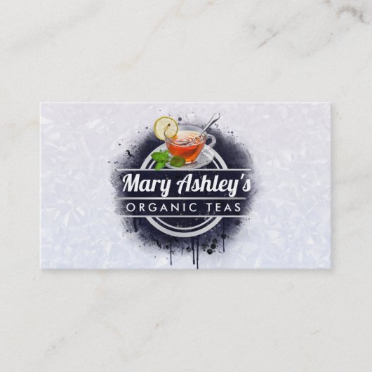 Tee-Visitenkarten Visitenkarte (Vorderseite)