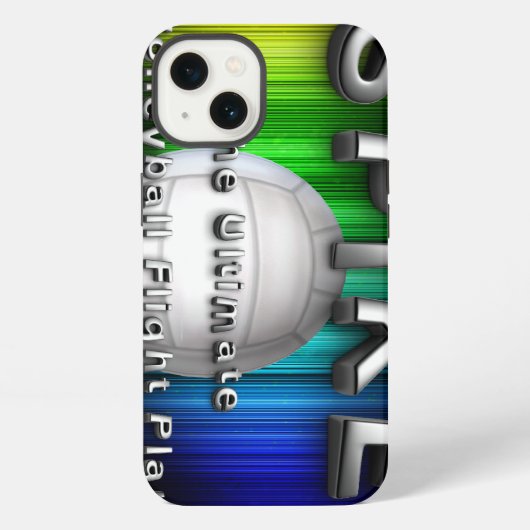 TEE Volleyball Flugplan iPhone Hülle (Rückseite)