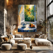 Tee von Sunlit Window mit Citrus - Impressionist Poster